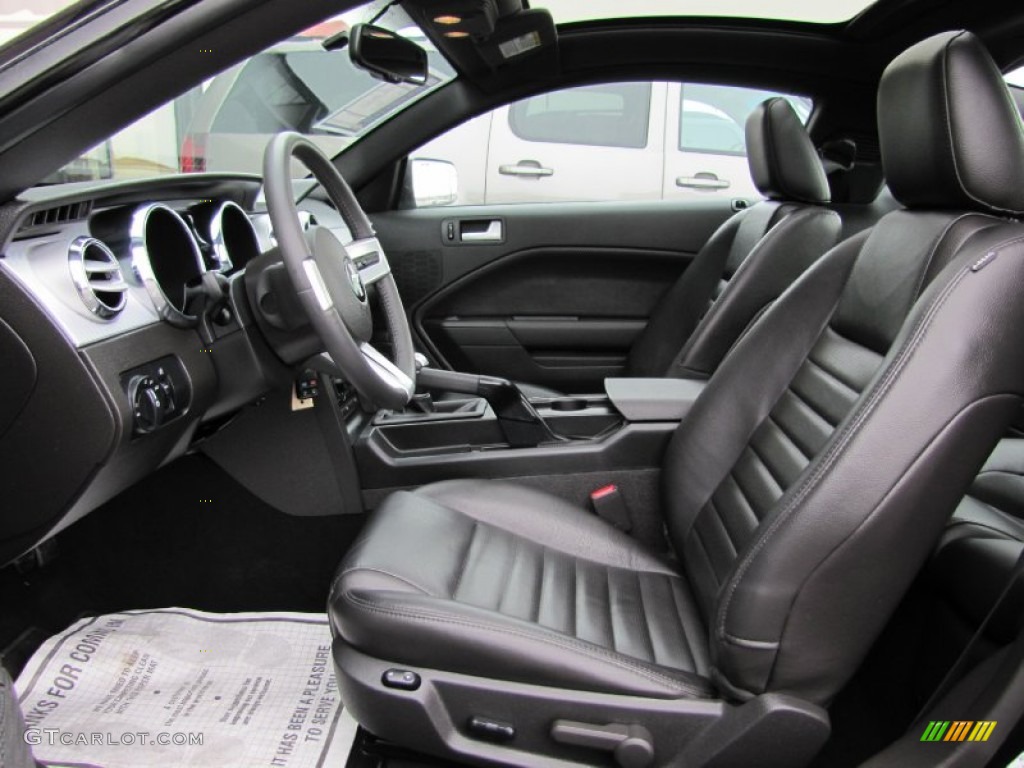 2009 Mustang GT Premium Coupe - Black / Dark Charcoal photo #8