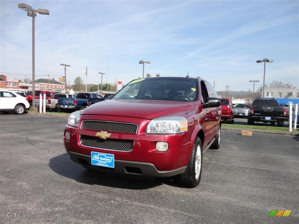 2005 Uplander LS - Sport Red Metallic / Medium Gray photo #2