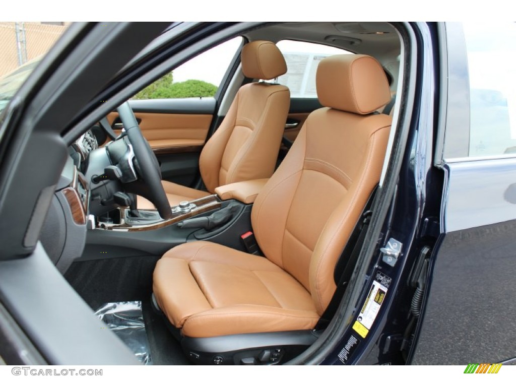 Saddle Brown Dakota Leather Interior 2009 BMW 3 Series 335xi Sedan Photo #62607716