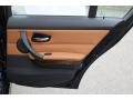 Saddle Brown Dakota Leather 2009 BMW 3 Series 335xi Sedan Door Panel