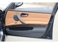 Saddle Brown Dakota Leather Door Panel Photo for 2009 BMW 3 Series #62607830