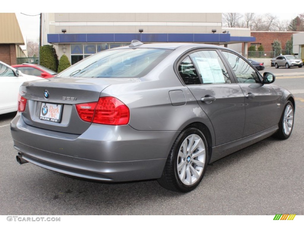 2009 3 Series 328xi Sedan - Space Grey Metallic / Black photo #5