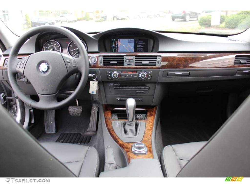 2009 3 Series 328xi Sedan - Space Grey Metallic / Black photo #13