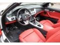 Coral Red Kansas Leather Prime Interior Photo for 2009 BMW Z4 #62608619