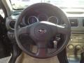 2007 Subaru Impreza Desert Beige Interior Steering Wheel Photo