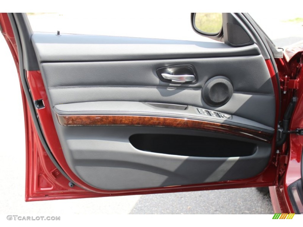 2011 3 Series 328i xDrive Sedan - Vermillion Red Metallic / Black photo #9