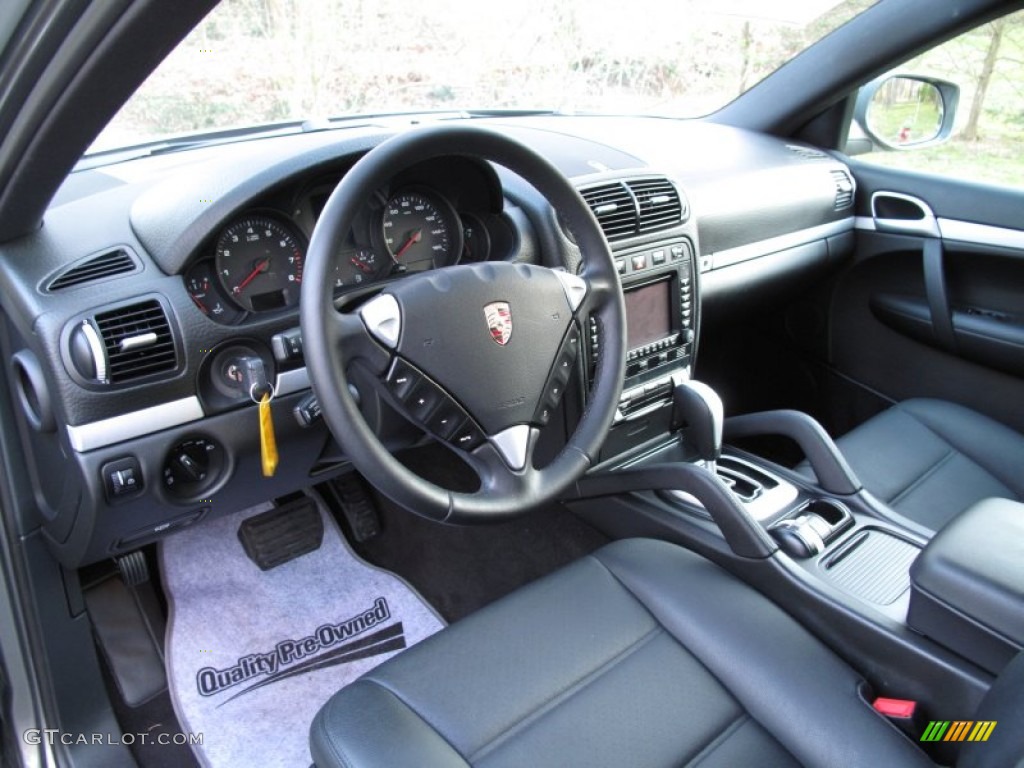 Black Interior 2008 Porsche Cayenne Tiptronic Photo #62610107