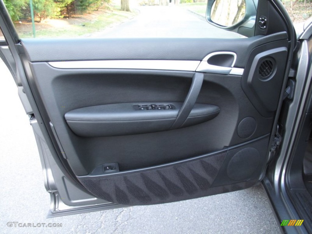 2008 Porsche Cayenne Tiptronic Black Door Panel Photo #62610115