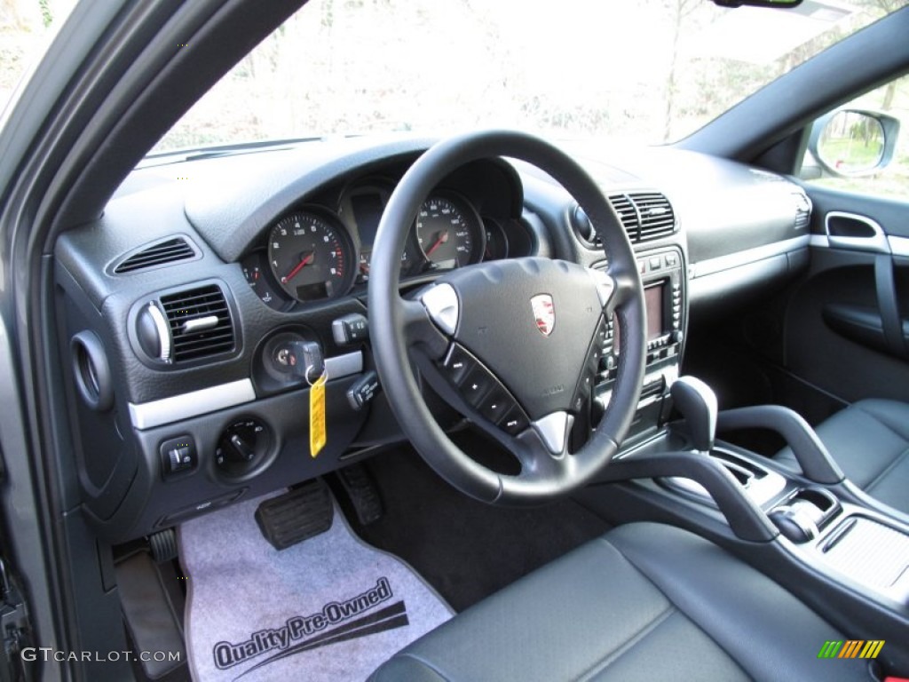 Black Interior 2008 Porsche Cayenne Tiptronic Photo #62610198