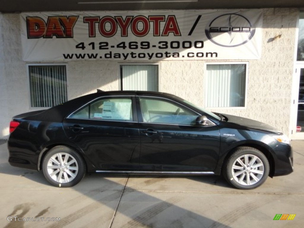 2012 Camry Hybrid XLE - Cosmic Gray Mica / Ash photo #1