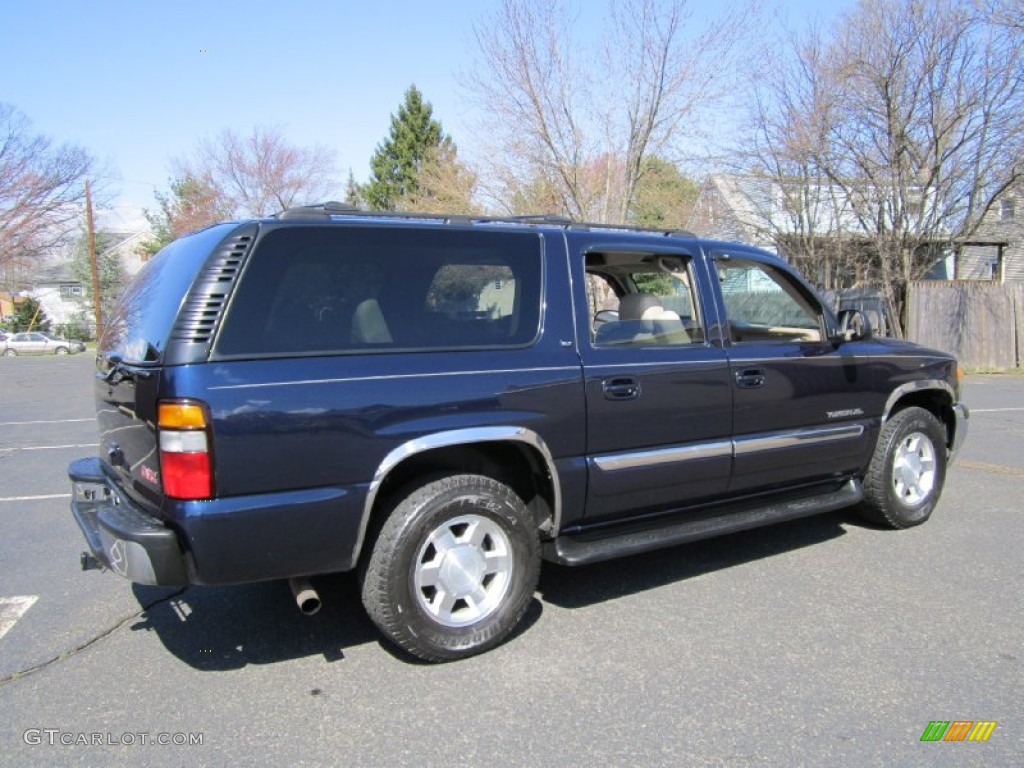 2004 Yukon XL 1500 SLT 4x4 - Deep Blue Metallic / Neutral/Shale photo #8