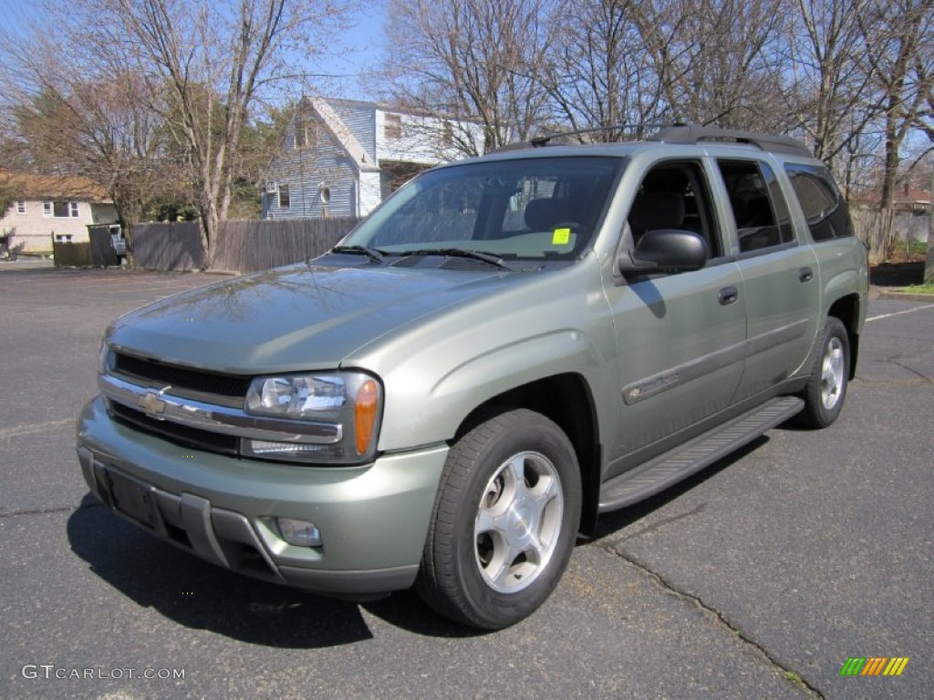 Silver Green Metallic 2004 Chevrolet TrailBlazer EXT LS 4x4 Exterior Photo #62612693