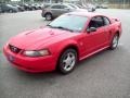 2004 Torch Red Ford Mustang V6 Coupe  photo #10