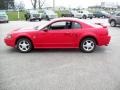 2004 Torch Red Ford Mustang V6 Coupe  photo #12