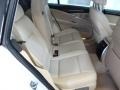 2012 BMW 5 Series Veneto Beige Interior Rear Seat Photo