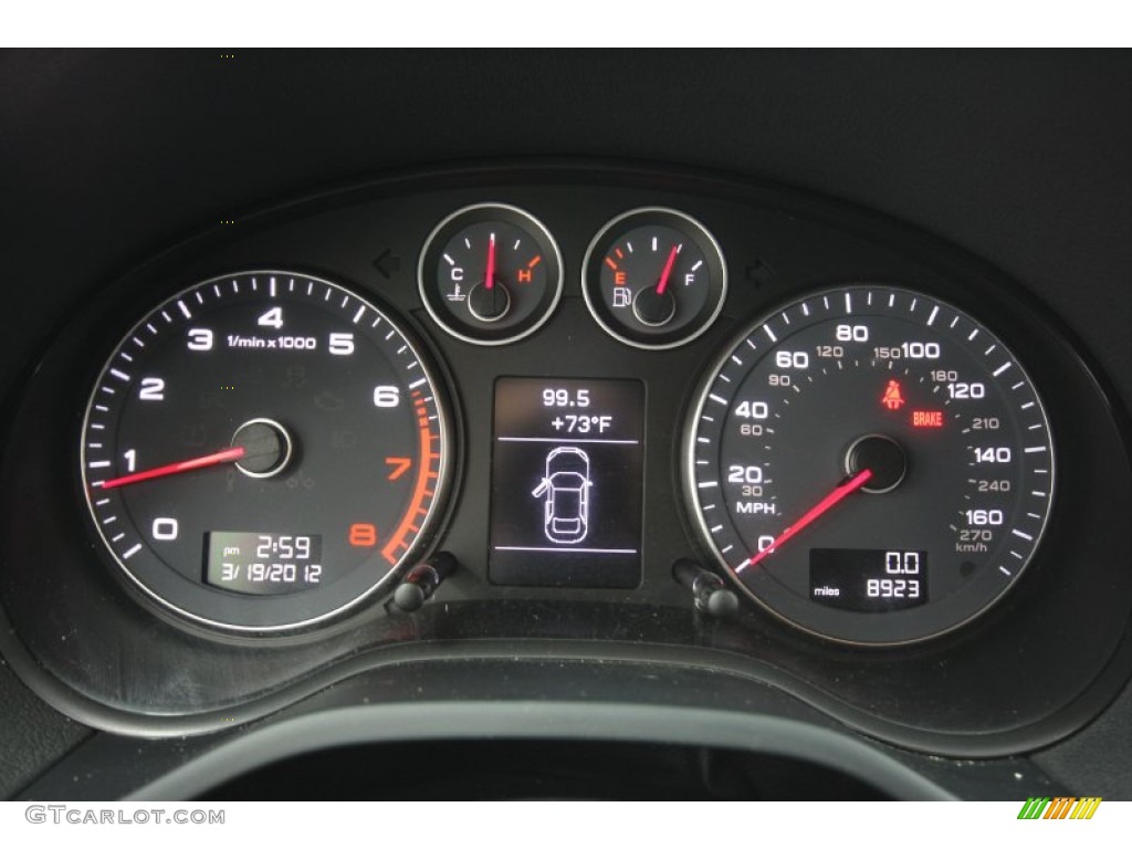 2011 Audi A3 2.0 TFSI Gauges Photo #62616338