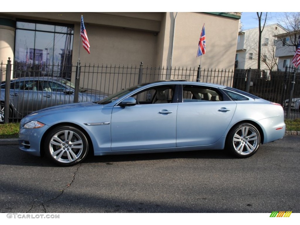 Frost Blue Metallic 2011 Jaguar XJ XJL Exterior Photo #62616391