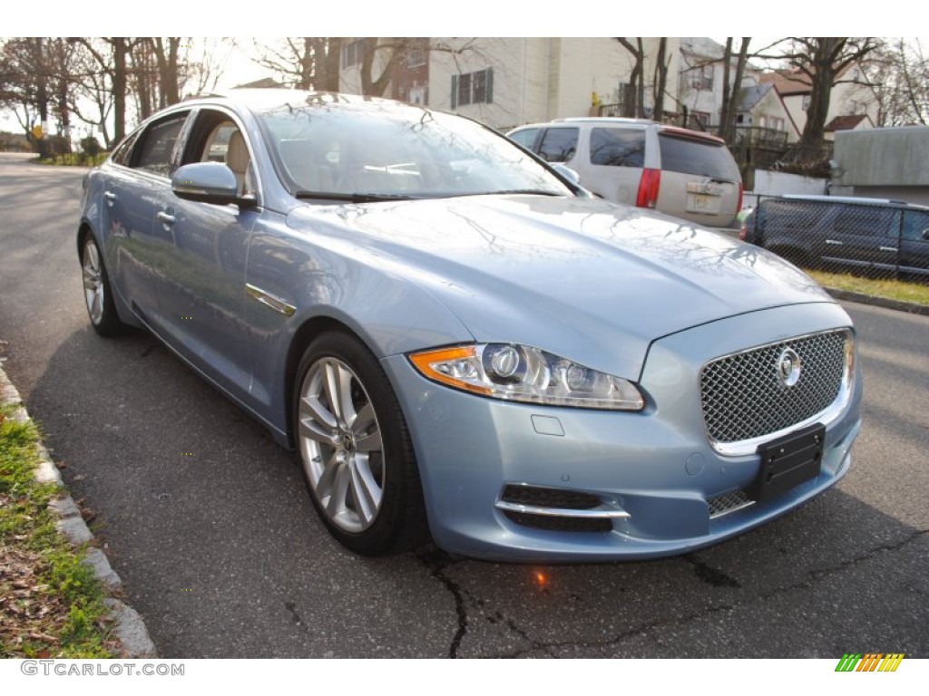Frost Blue Metallic 2011 Jaguar XJ XJL Exterior Photo #62616428
