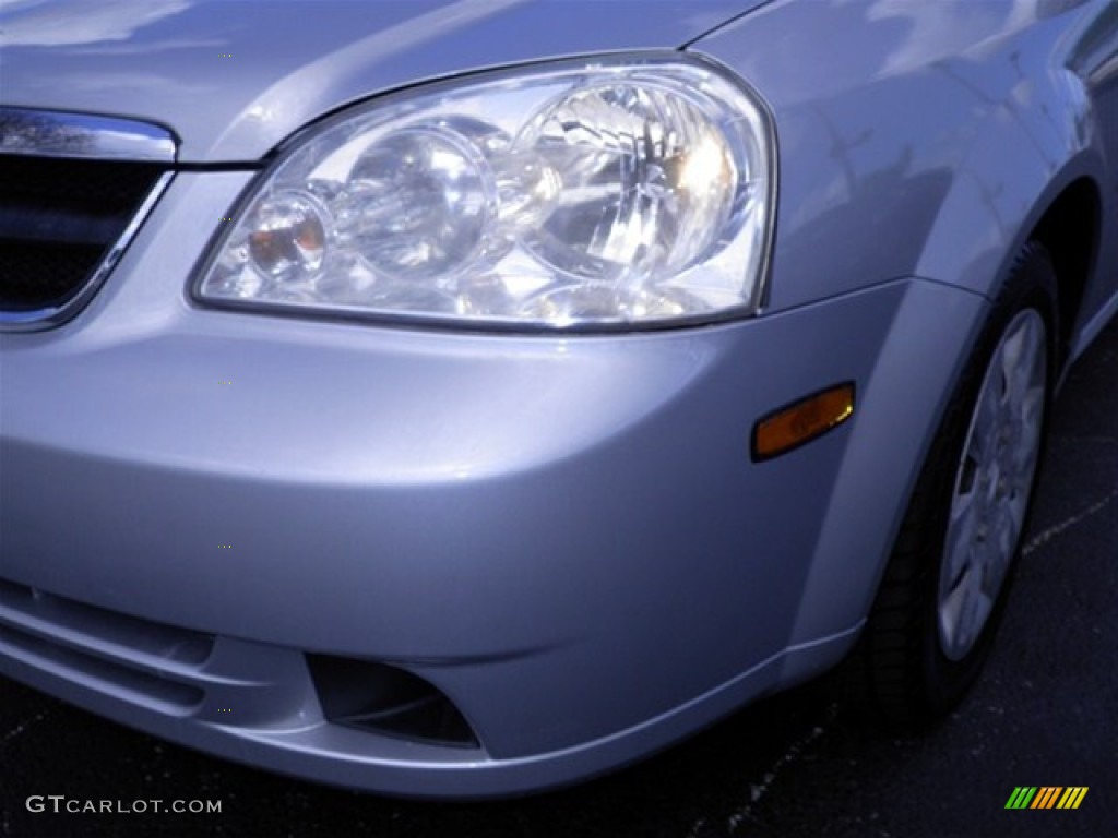 2006 Forenza Sedan - Titanuim Silver Metallic / Grey photo #4