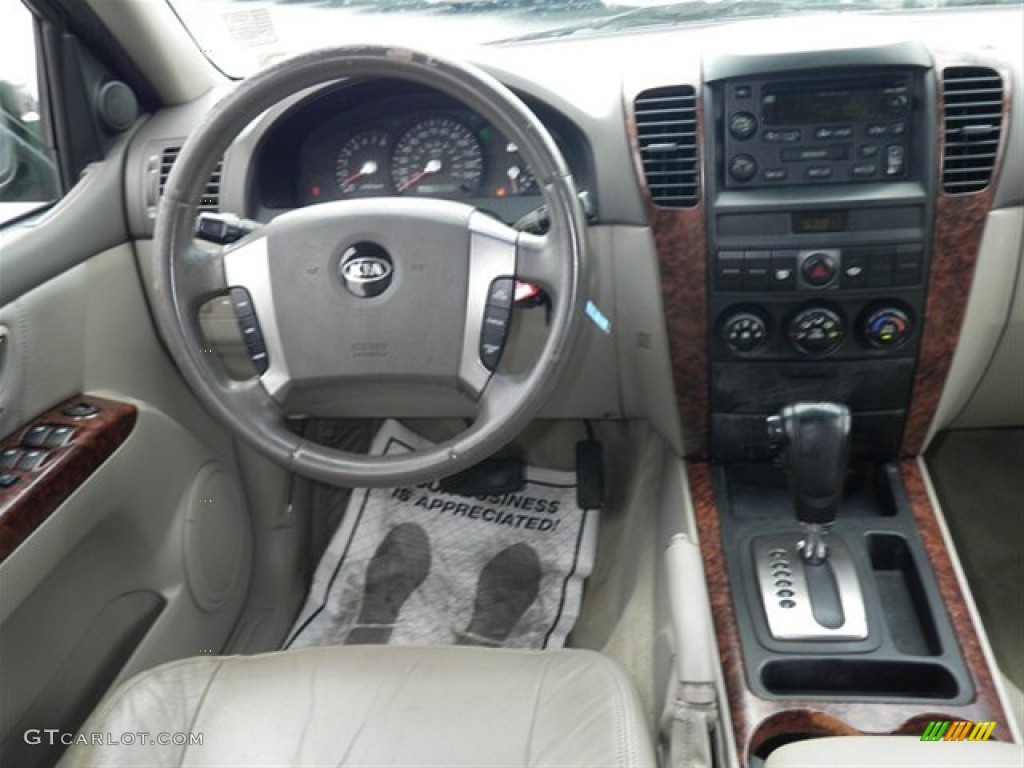 2003 Sorento EX - Ivy Green Metallic / Gray photo #21