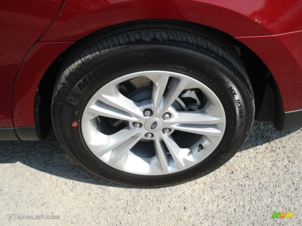 2013 Taurus SEL AWD - Ruby Red Metallic / Charcoal Black photo #9