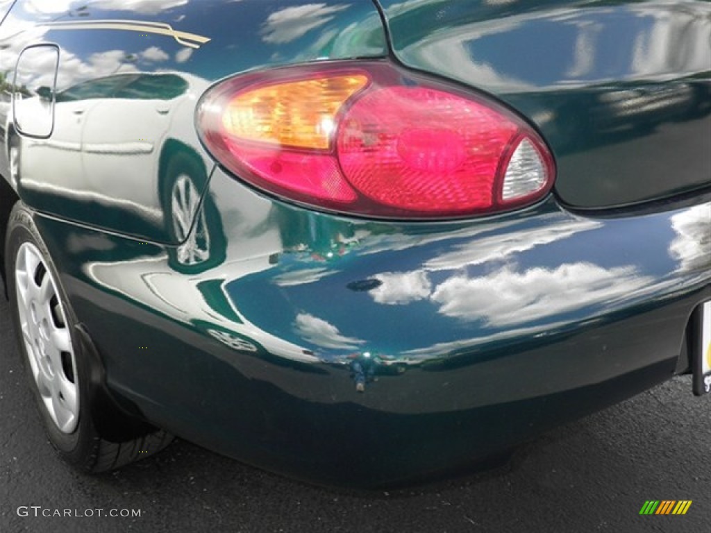 2000 Elantra GLS Sedan - Forest Green / Gray photo #7