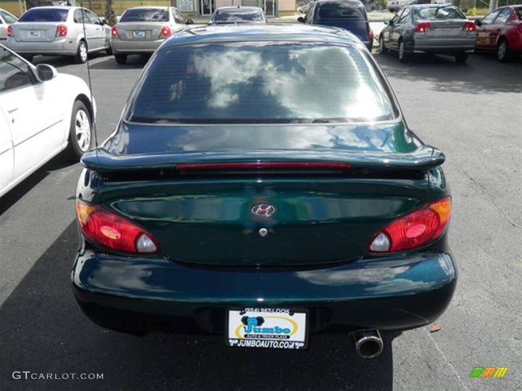 2000 Elantra GLS Sedan - Forest Green / Gray photo #8