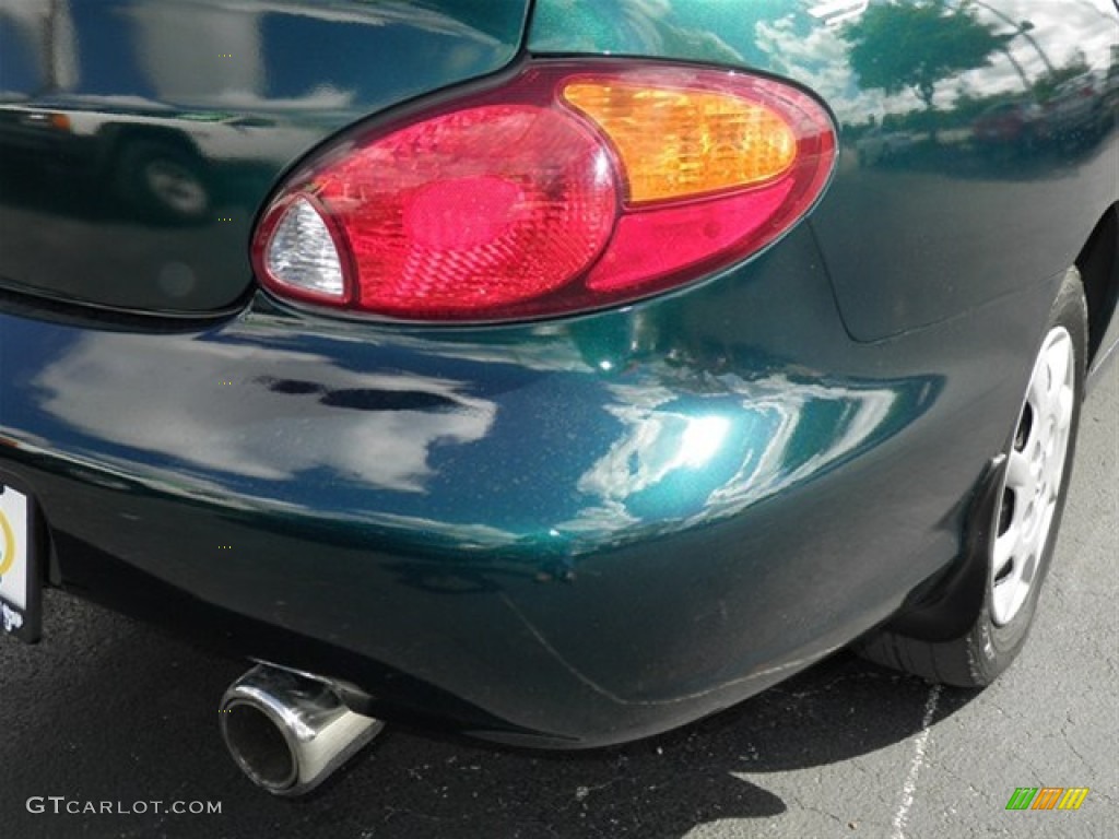 2000 Elantra GLS Sedan - Forest Green / Gray photo #9