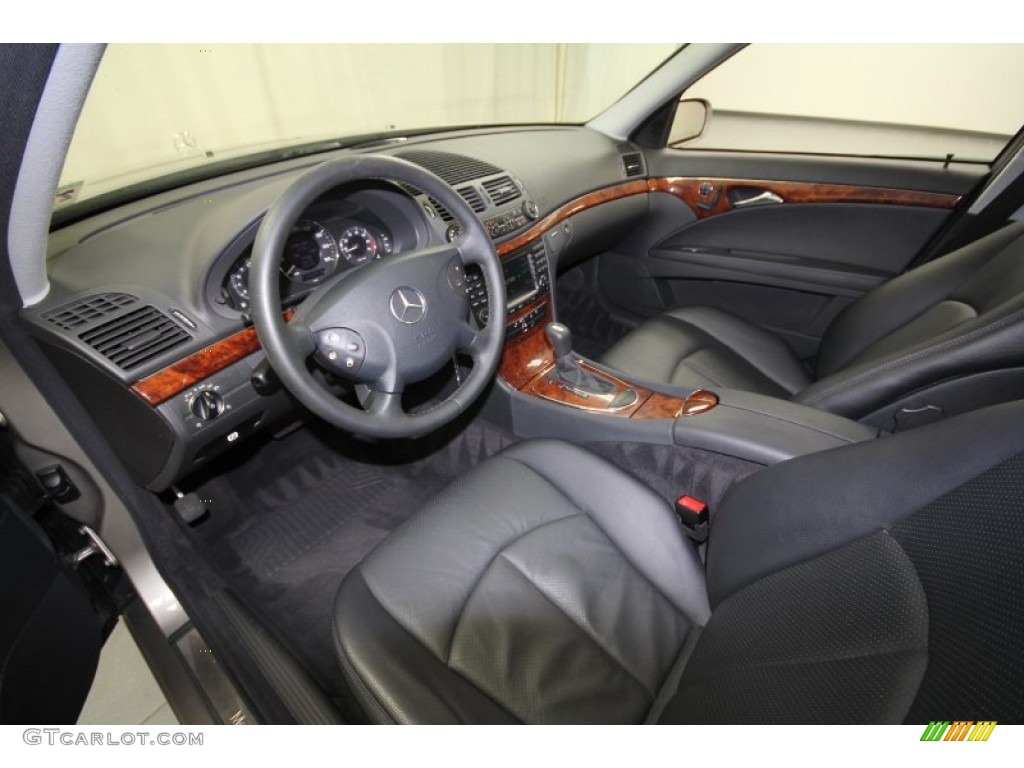 Charcoal Interior 2003 Mercedes-Benz E 320 Sedan Photo #62618364