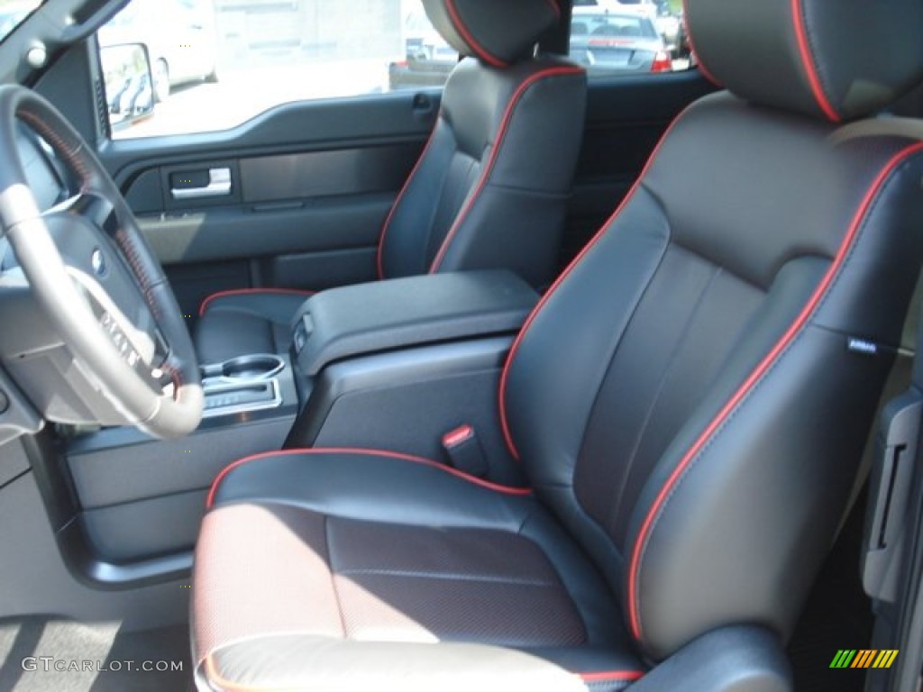 FX Sport Appearance Black/Red Interior 2012 Ford F150 FX4 SuperCab 4x4 Photo #62618705