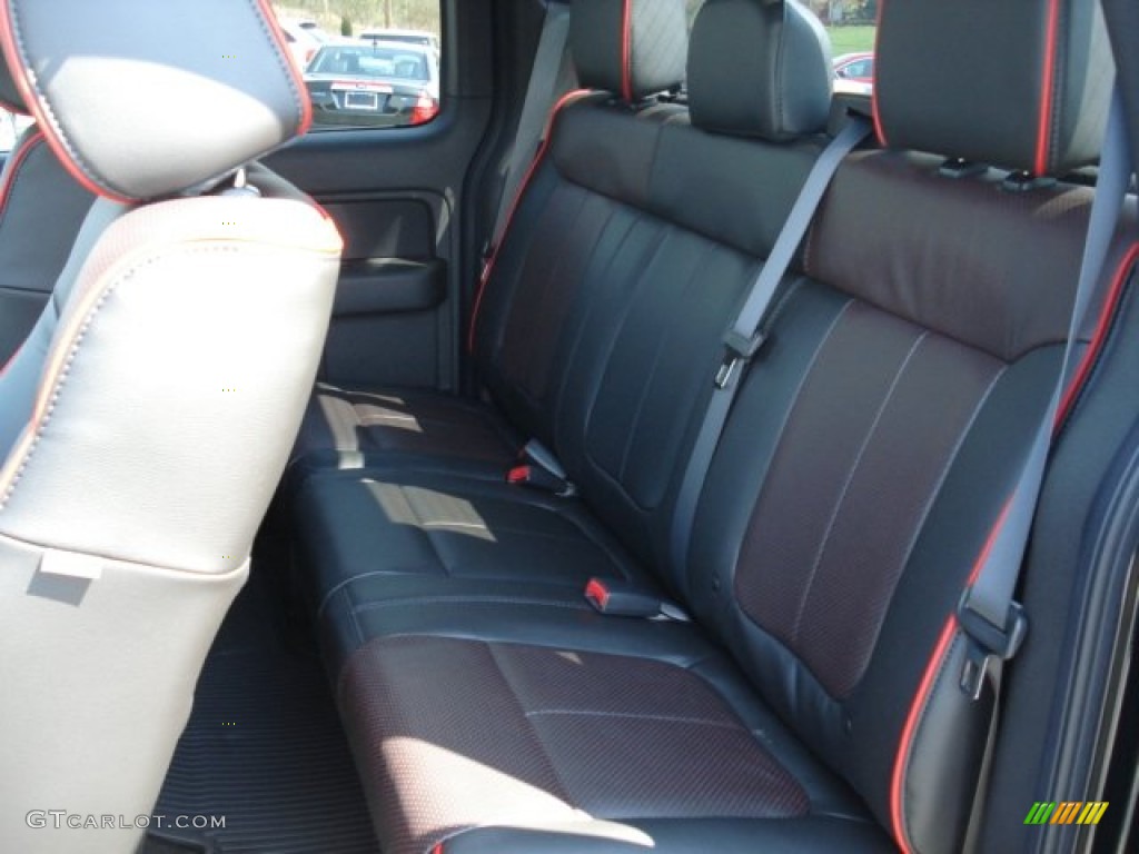 2012 Ford F150 FX4 SuperCab 4x4 Rear Seat Photo #62618723