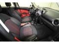 2011 Mini Cooper Pure Red Leather/Cloth Interior Front Seat Photo