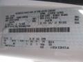 YZ: Oxford White 2008 Ford E Series Cutaway E350 Commercial Moving Truck Color Code