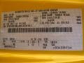 X0810: Yellow 2008 Ford E Series Cutaway E350 Commercial Moving Truck Color Code