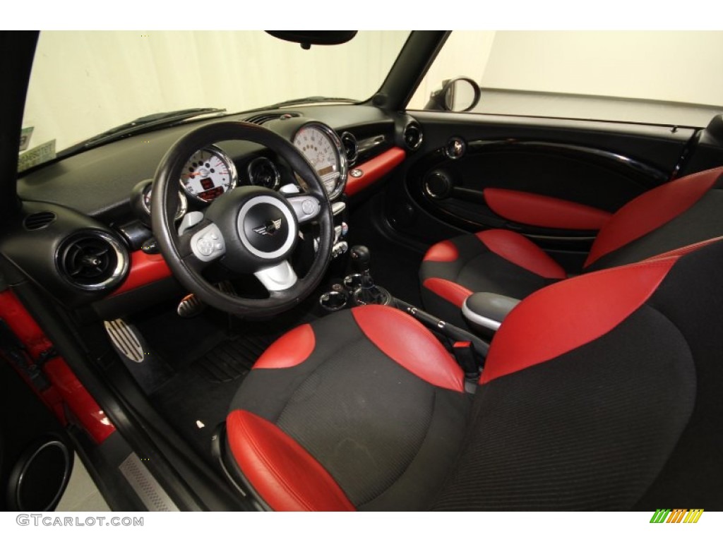 Black Rooster Red Interior 2009 Mini Cooper S Convertible