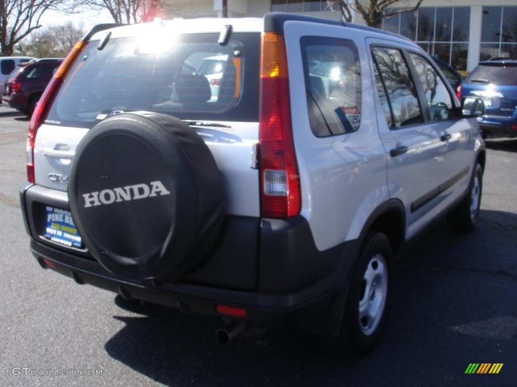 2003 CR-V LX 4WD - Satin Silver Metallic / Black photo #4