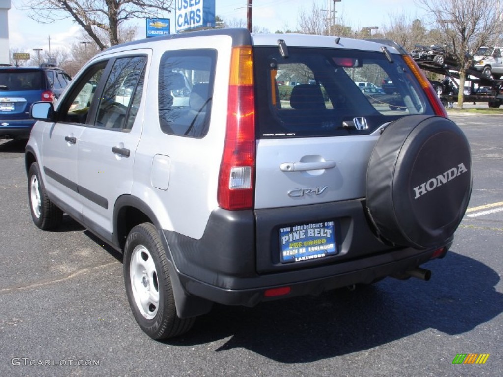 2003 CR-V LX 4WD - Satin Silver Metallic / Black photo #6