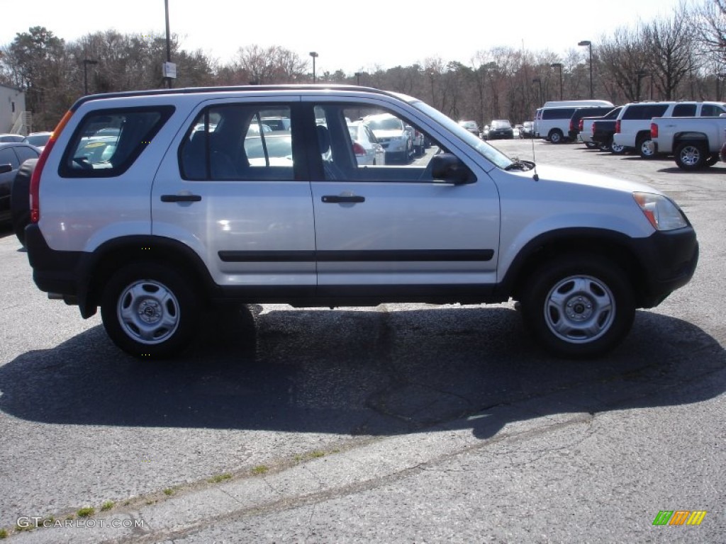 2003 CR-V LX 4WD - Satin Silver Metallic / Black photo #7