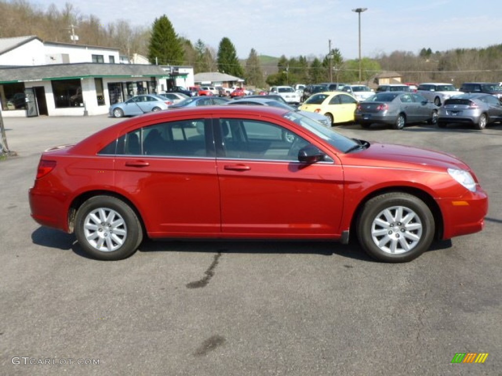 2010 Sebring Touring Sedan - Inferno Red Crystal Pearl / Dark Slate Gray photo #8