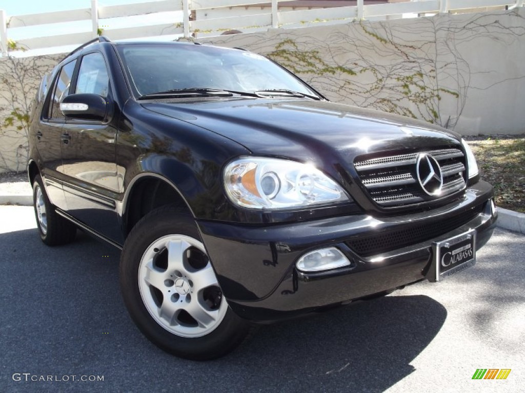 Black Mercedes-Benz ML
