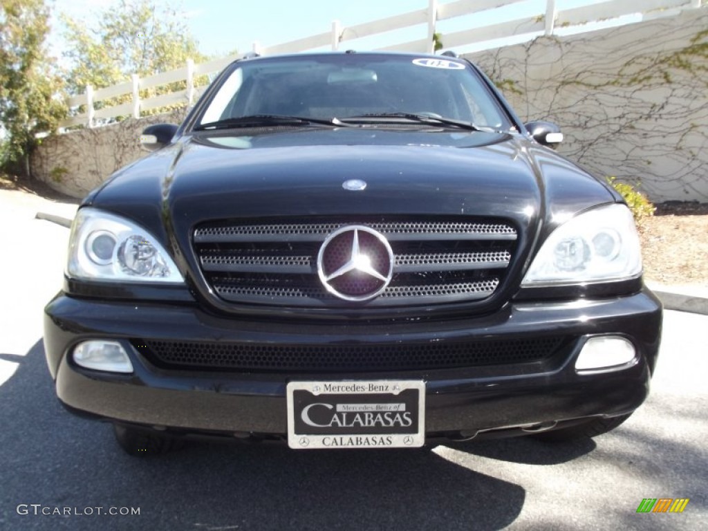 2005 ML 350 4Matic - Black / Charcoal photo #7