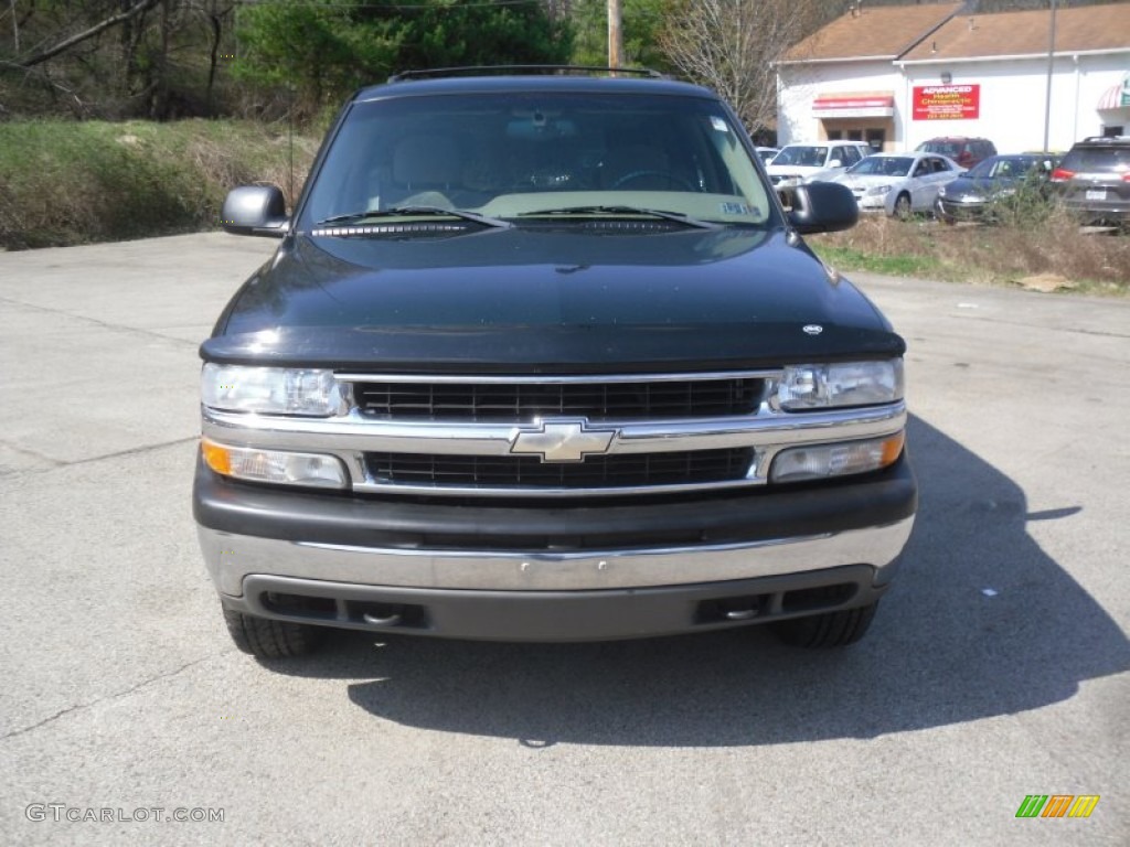 2001 Suburban 1500 LS 4x4 - Forest Green Metallic / Tan photo #2