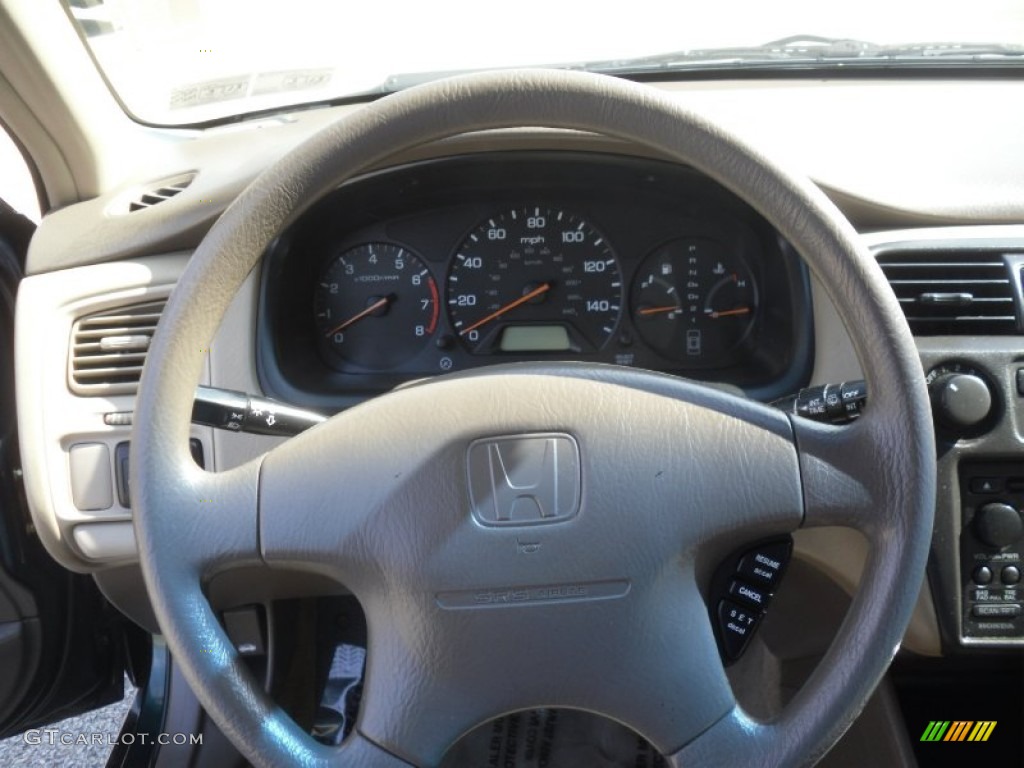 1999 Accord EX Sedan - Dark Emerald Pearl / Ivory photo #15