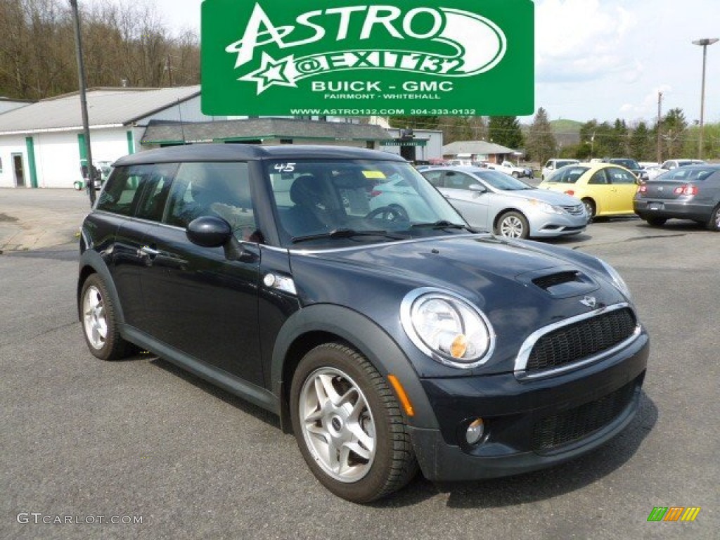 2009 Cooper S Clubman - Midnight Black / Black/Rooster Red photo #1