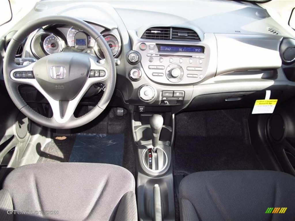 2012 Honda Fit Sport Black Dashboard Photo #62624237