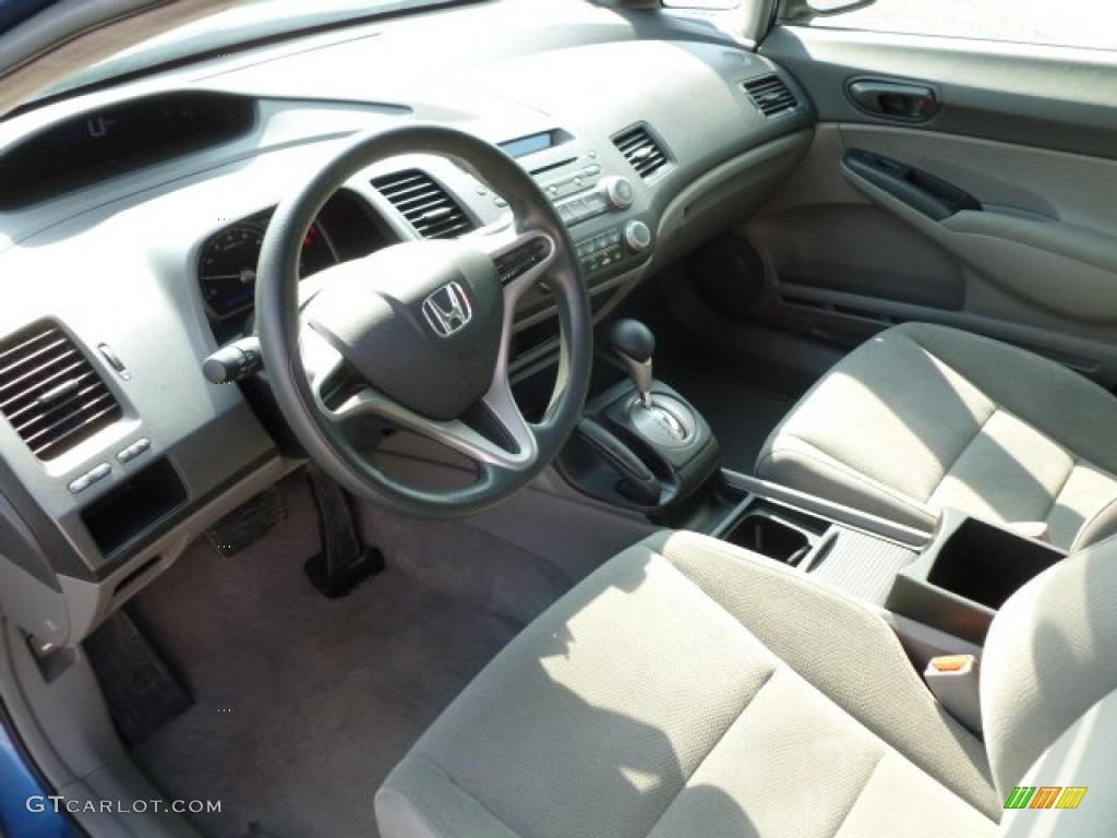Gray Interior 2010 Honda Civic DX-VP Sedan Photo #62624783