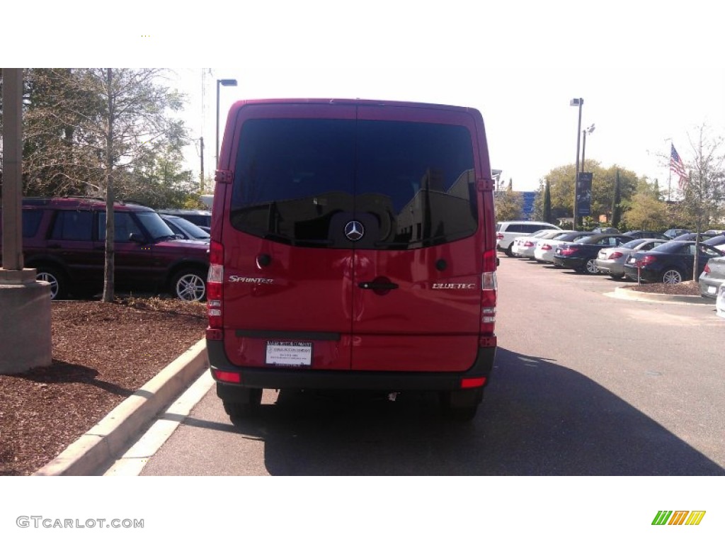 2012 Sprinter 2500 Passenger Van - Amber Red Metallic / Black Leatherette photo #5