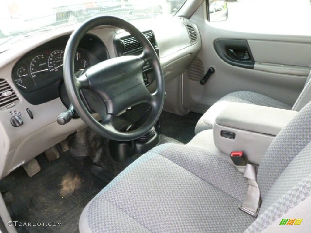 Medium Graphite Interior 1998 Ford Ranger XL Extended Cab 4x4 Photo #62625092