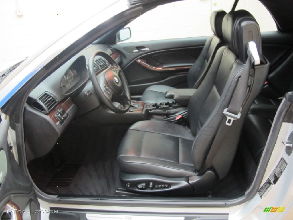 2004 3 Series 330i Convertible - Silver Grey Metallic / Black photo #15