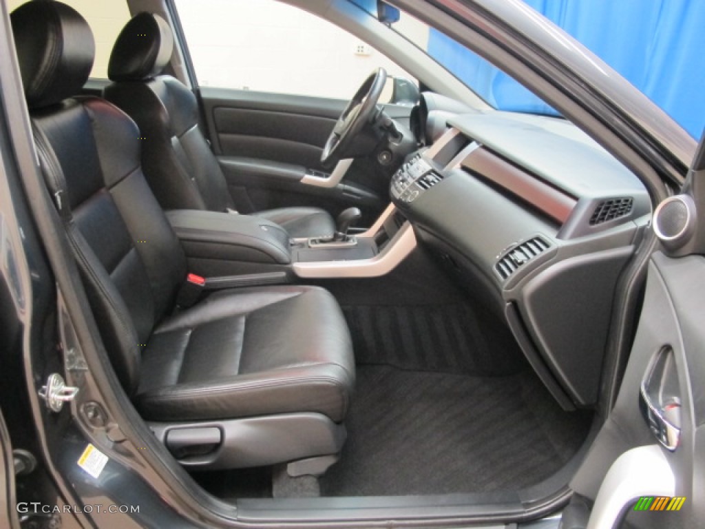 Ebony Interior 2007 Acura RDX Standard RDX Model Photo #62626121